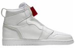 Кроссовки Jordan Air Jordan 1 Retro High Zip White (Женская размерная сетка)