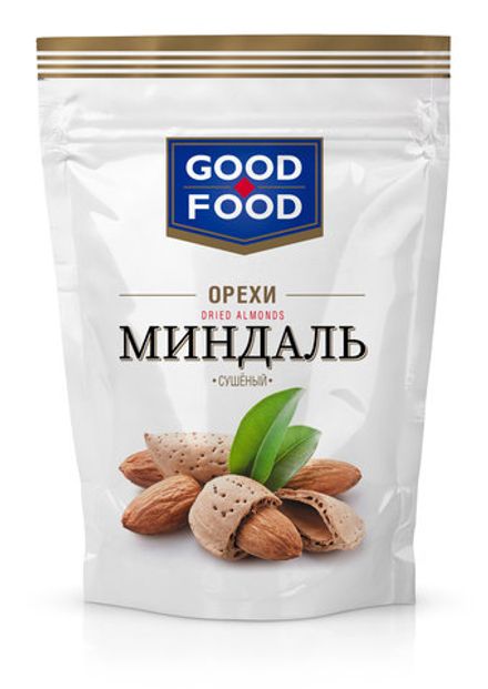 GOOD FOOD Миндаль сушеный 130 г