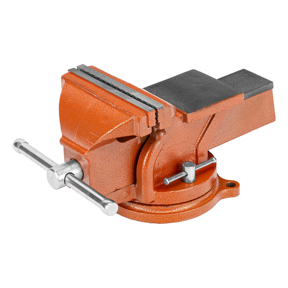 Тиски слесарные, 150 мм, поворотные, с наковальней Sparta