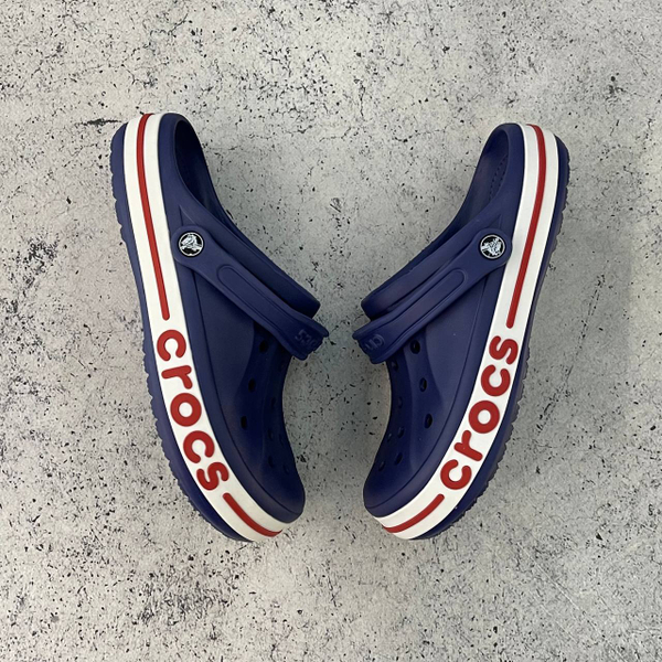 Шлепанцы Crocs navy/white