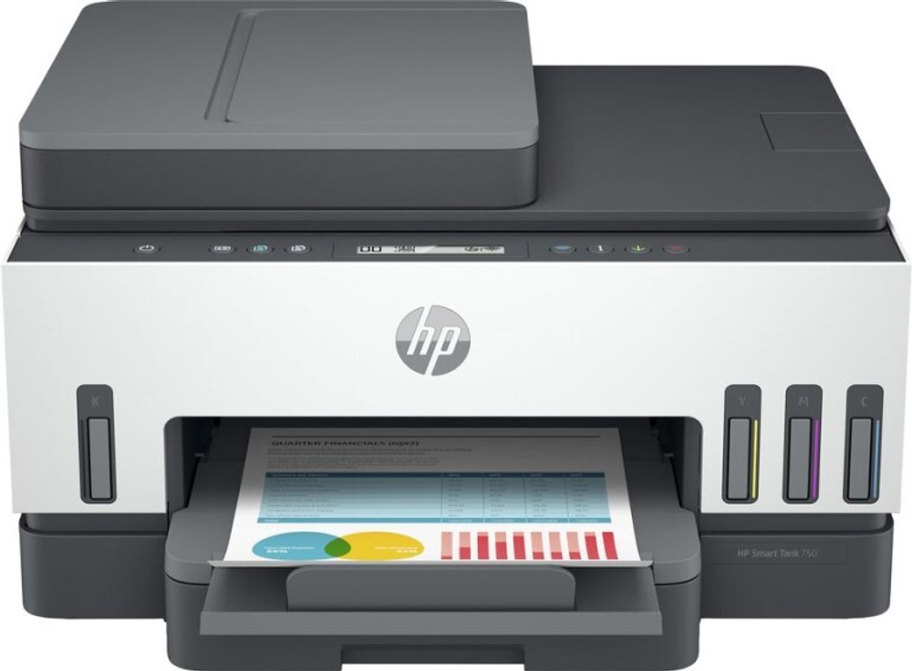 МФУ струйное цветное HP Smart Tank 750