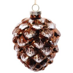GAEM Украшение новогоднее "Снежная шишка", L8 W8 H11 см, 2в.