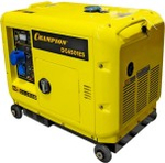 Электростанция дизельная с воздушным охлаждением CHAMPION DG6501ES+ATS в кожухе DG6501ES