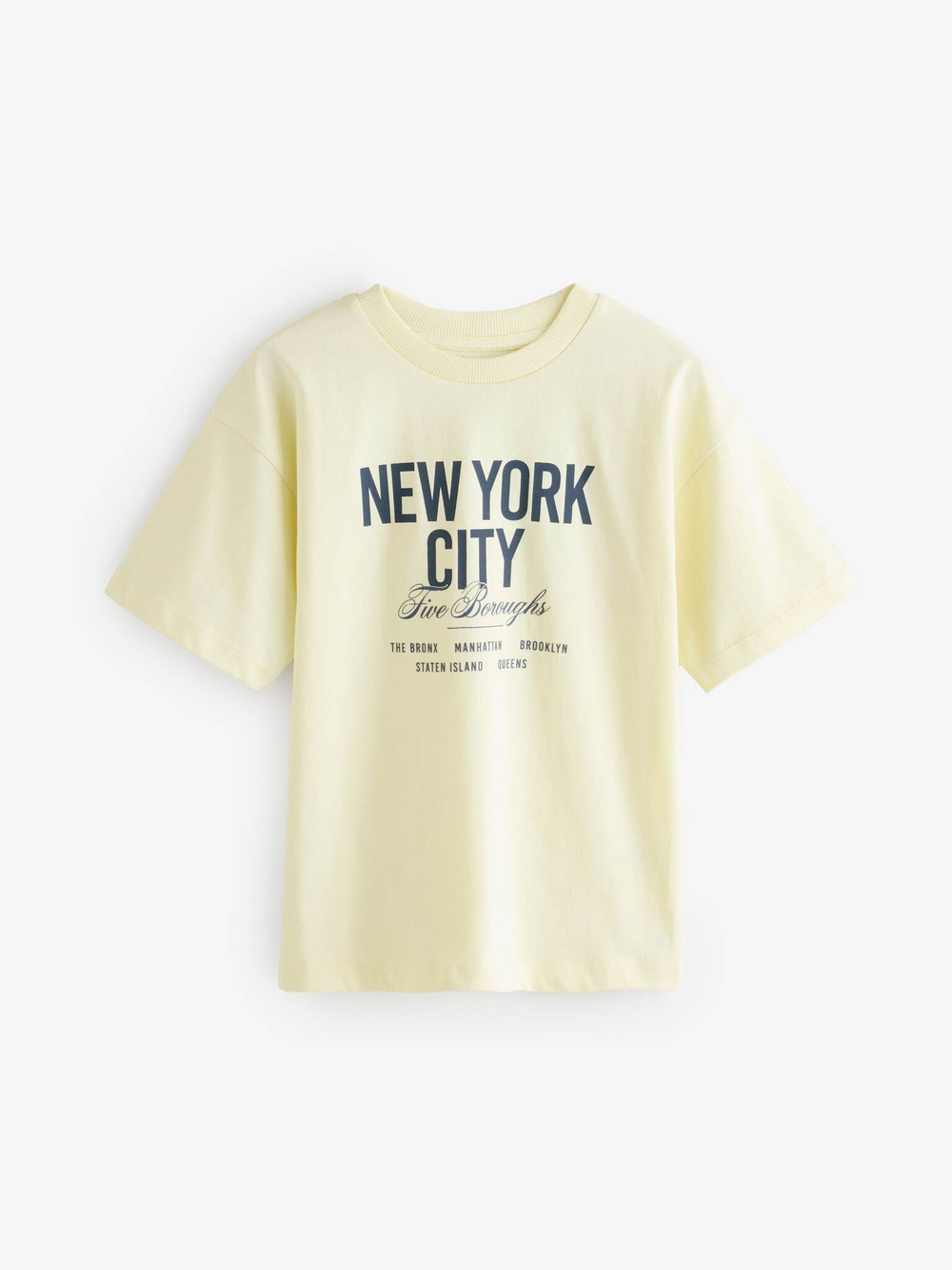 Футболка для мальчика Next E45-244, 4 шт., Синий, Белый, Светло-желтый