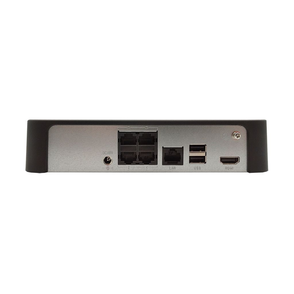Комплект IP видеонаблюдения уличный на 4 камеры, IP, PoE, 2Мп, со звуком, кабель 4х20м