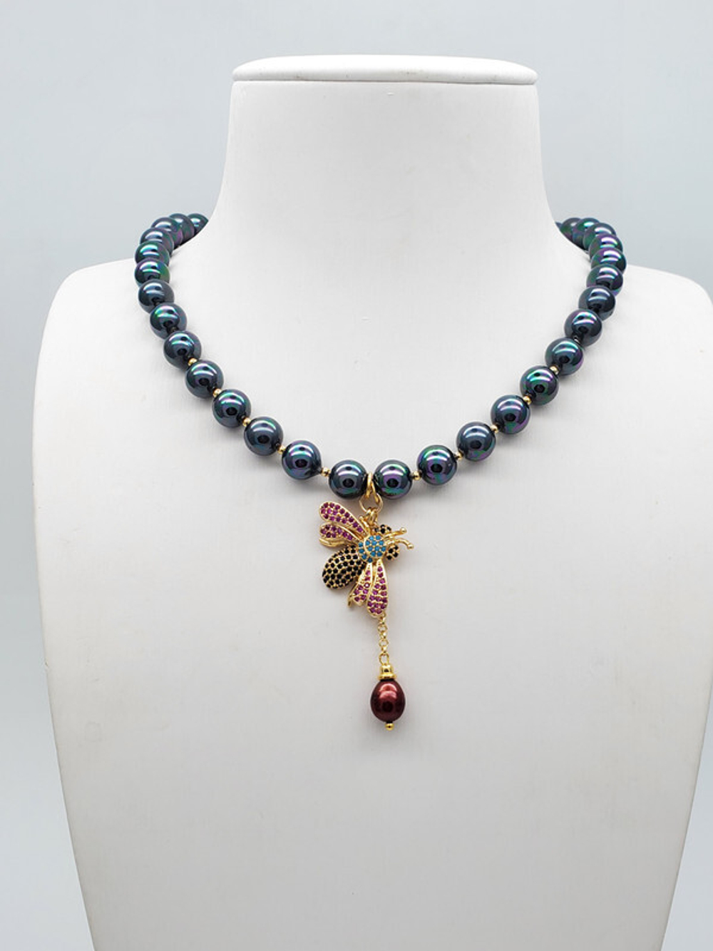 91001114 Колье SELENA PEARLS