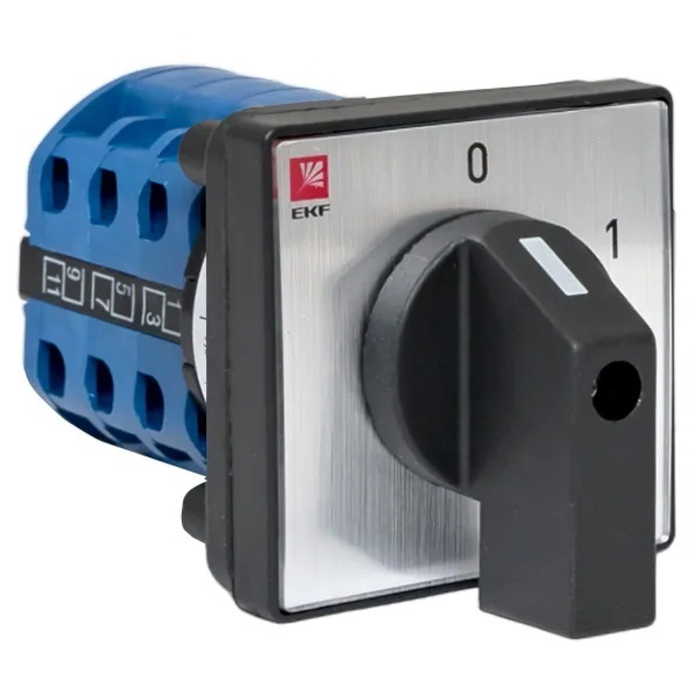 Переключатель кулачковый ПК-1-53 10А 3P "1-2" IP20 EKF pk-1-53-10