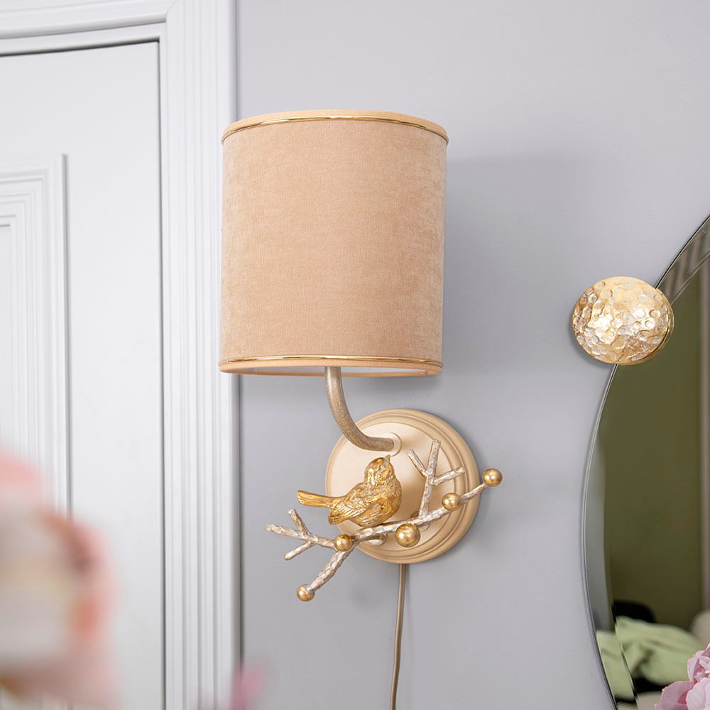 Бра настенный светильник Терра Айвори правое с абажуром Терра Беж - 2