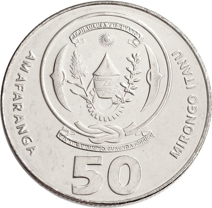 50 франков 2011 Руанда