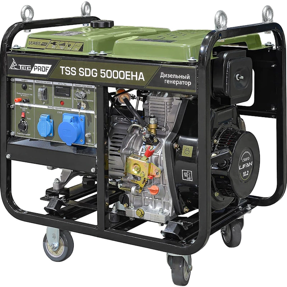 ТСС SDG 5000EHA дизель генератор с блоком АВР ТСС С 9000D/230 077039/190033