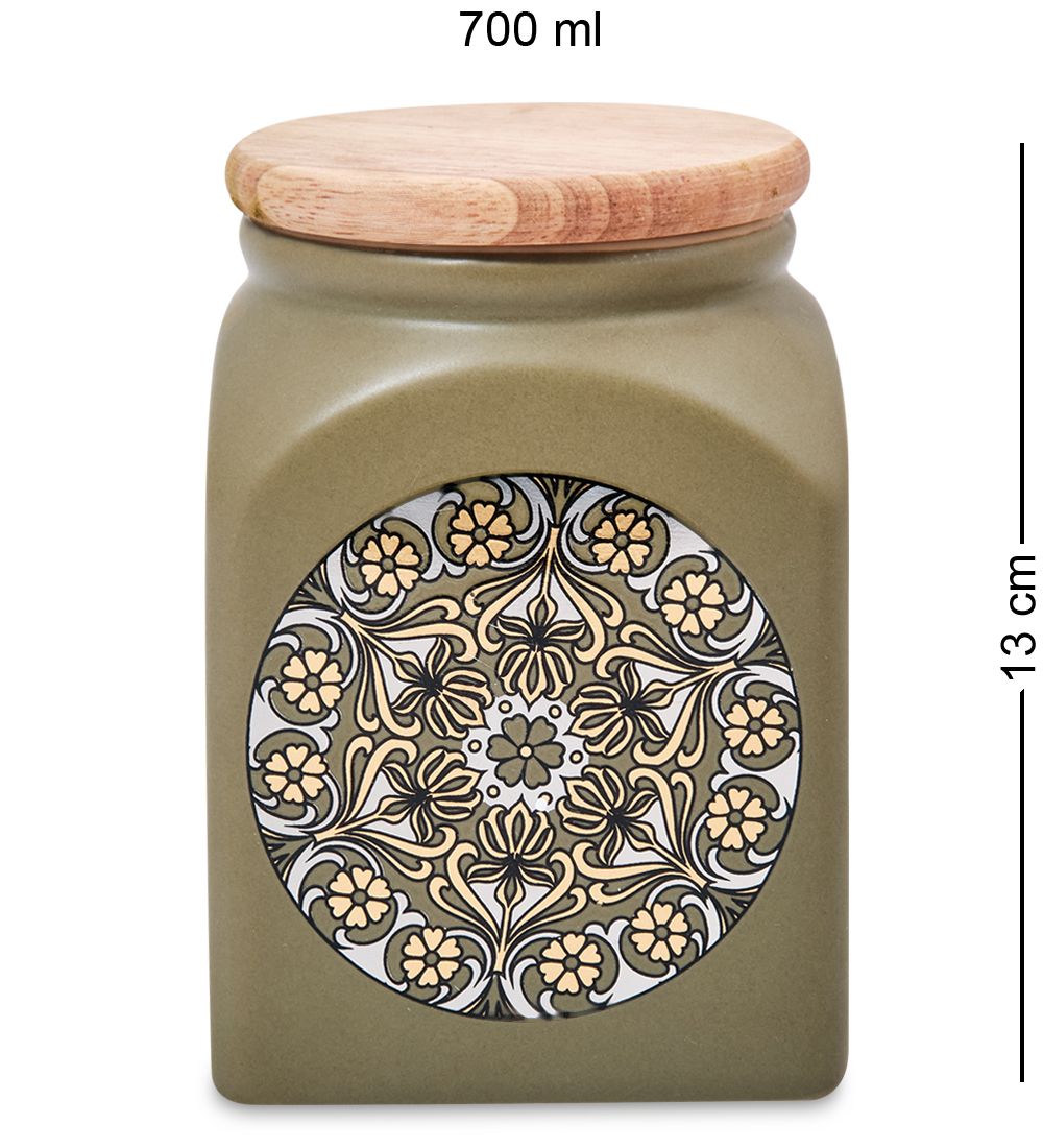 TJ-17/2 Керамическая банка сред. с крышкой
