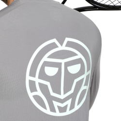 Мужское теннисное поло BIDI BADU Serratus Ant Move Long Sleeve Men - Grey
