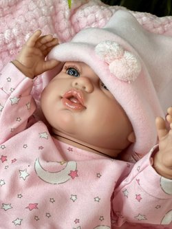 Кукла Berbesa 42см RECIEN NACIDO с подушкой в пакете (5115RK)