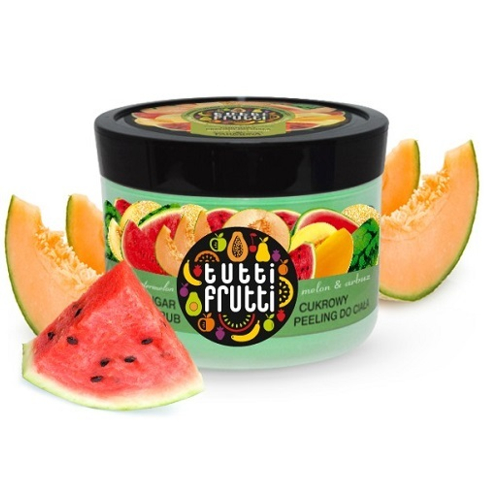 Скраб сахарный для тела Дыня и Арбуз Farmona Tutti Frutti 300мл