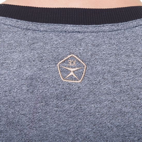 Толстовка ЗАПОРОЖЕЦ Шишки Серо-черный Меланж