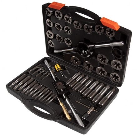 Цена на AFFIX (AF35100051C) Набор метчиков и плашек SK-5 M6-M24, кейс, 51 предмет