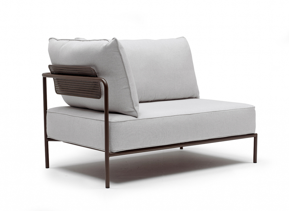 Модуль левый с подушками Scab Design Flap, мокко, белый