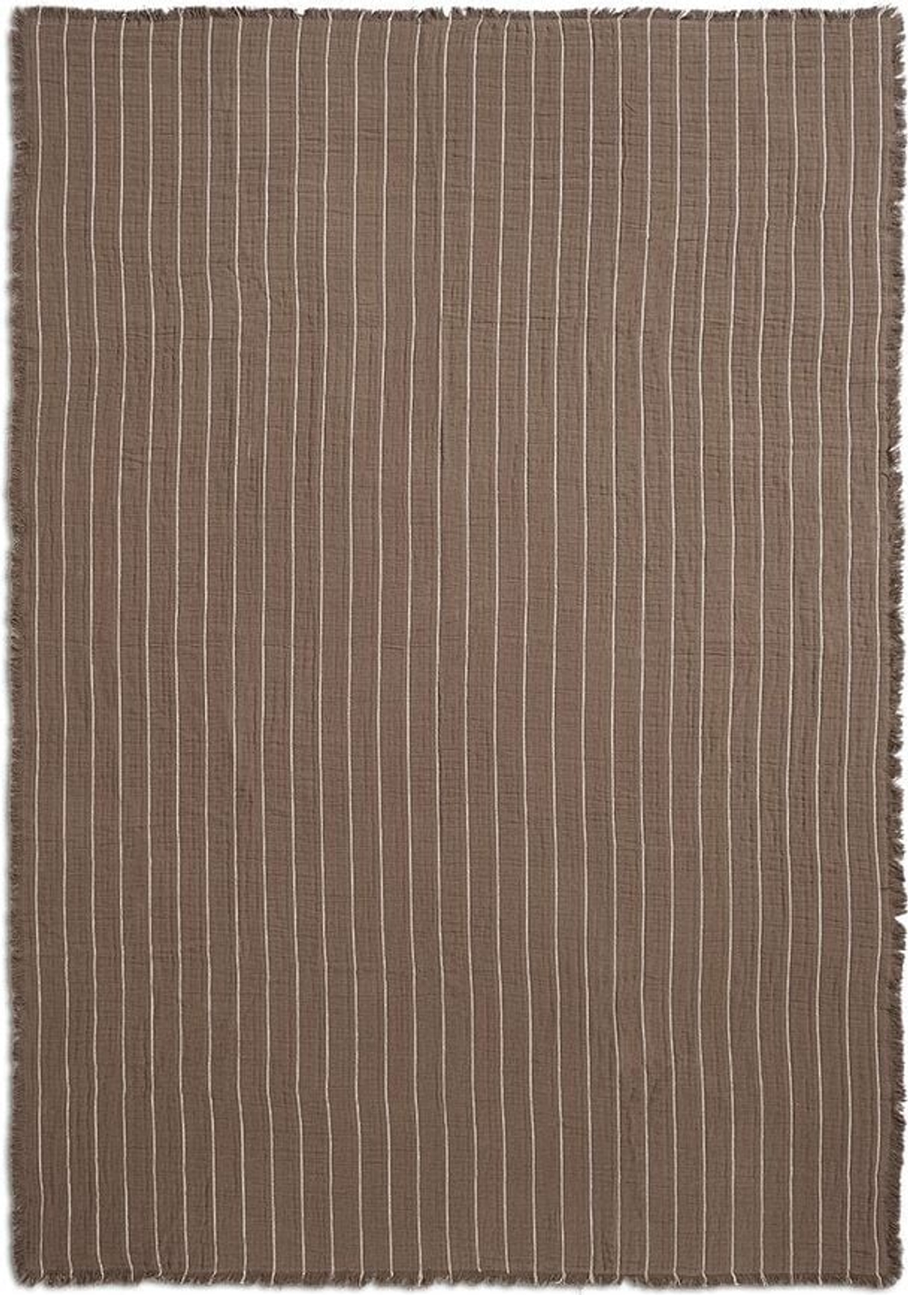 Покрывало ferm living aires, хлопок, 160 , коричневый · арт. fabr 1104269845