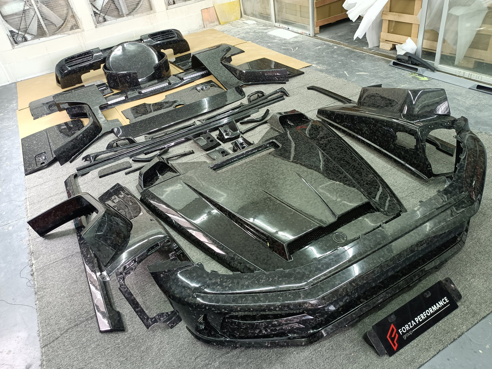 Широкий кованый карбоновый обвес для Mercedes-Benz G-Class W463A/W464 2018+ Мерседес Гелик гелентваген