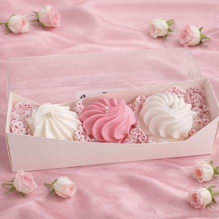 Набор свечей "Зефирки" (3 шт.)