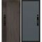 Купить Входная дверь Вертикаль смарт дымчатый камень дуб морёный панель гладкая графит
