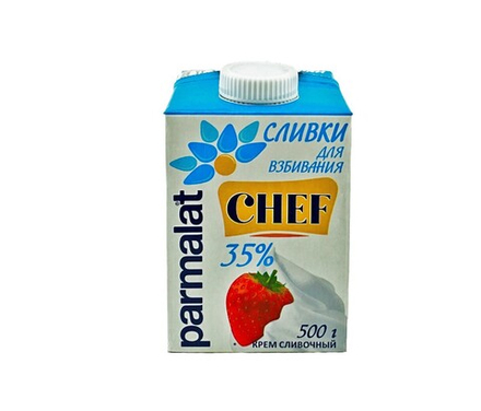 Сливки 35% 500 мл Parmalat