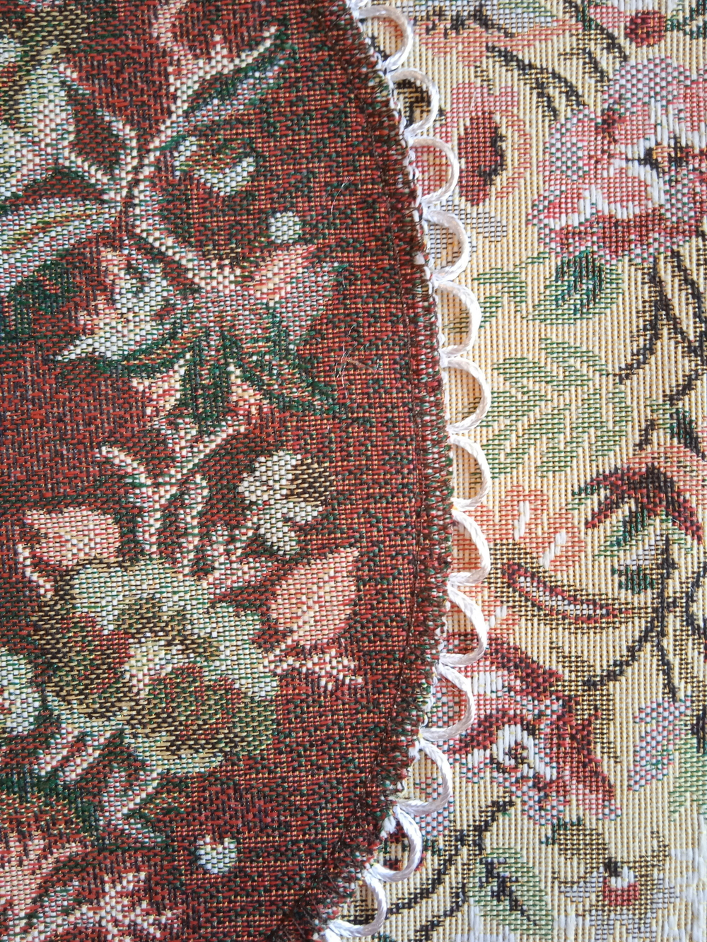 Набор декоративных гобеленовых салфеток "Весна" (1 шт 31х47+6 шт d 13)