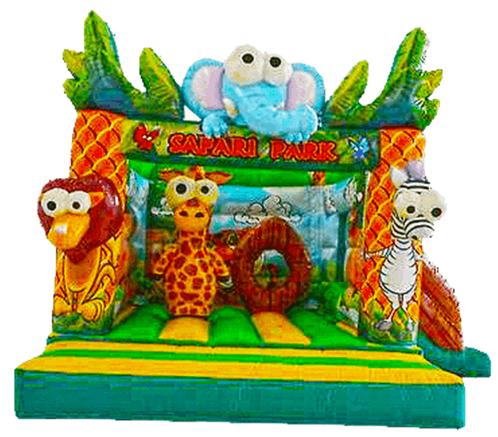 Коммерческий надувной батут "Чудо-сафари"