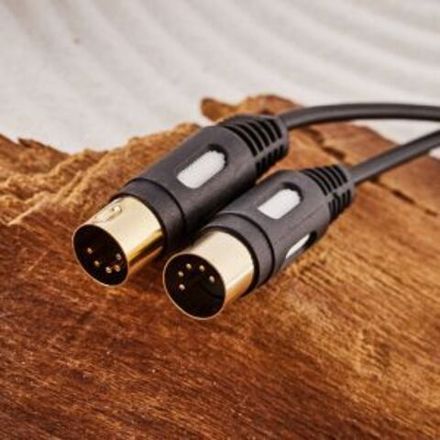 Шнур DIN 5 Pin - DIN 5 Pin, длина 1,5 метра (GOLD) REXANT