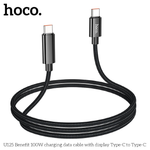 Кабель HOCO U125 Benefit 5A charging data cable with display Type-C