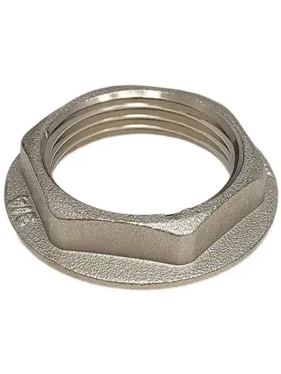 Контргайка 3/4 дюйма с бортиком "SMS", никелированная латунь