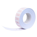 Ценники на товар самоклеящиеся 21*12 мм, 10 рулонов по 600 наклеек, маленькие стикеры для цены белого цвета, втулка 40 мм, для торгового зала или склада