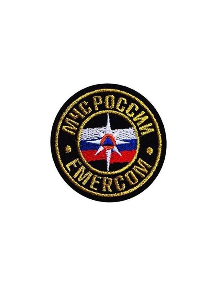 Шеврон МЧС России EMERCOM вышитый большой