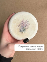 Трансфер переводной - декаль для свечей и гипса пасхальный 012