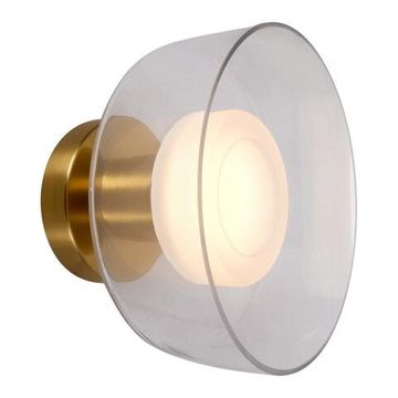 Светильник настенный (Бра) LED 6W 3000K APL.341.31.06 латунь/дымчатый Eloiza Aployt