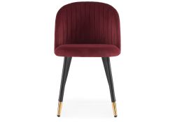Стул на металлокаркасе Gabi wine red / black
