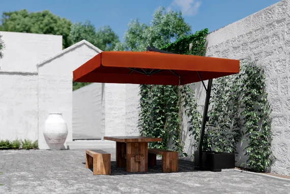 Зонт профессиональный Venere, 250х250 см, слоновая кость