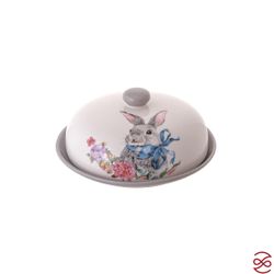 Блюдо для блинов с крышкой Repast Happy Easter 23*9,7 см