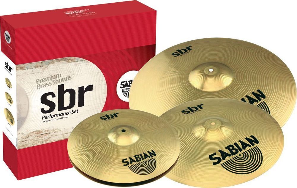 Набор Тарелок (14&quot;Hh, 16&quot;Cr, 20&quot;Rd) Sabian Sbr Performance Set