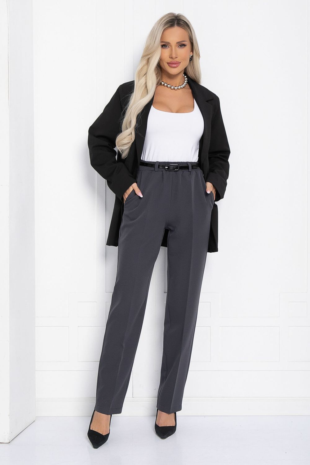 Брюки Эльда (серые) Б12294-9 LT Collection