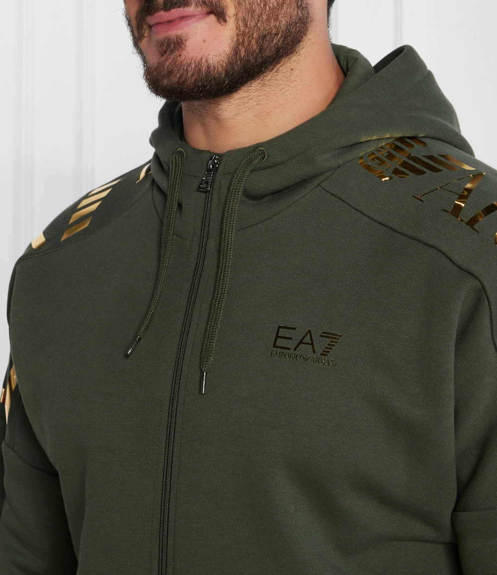 Худи EA7 - хаки(6RPM24 PJHLZ)