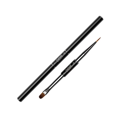 Кисть Runail Expert двустор. для моделир. №4 овал, №1/8 тонкая, синтетика