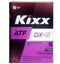Жидкость для АКПП Kixx ATF Dexron III синтетическая, 4 л