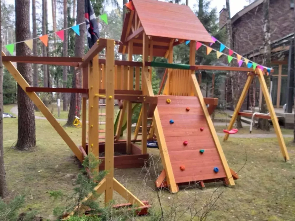 Деревянный игровой комплекс Савушка Lux - 6