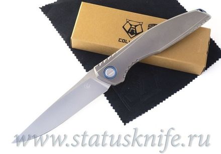 Нож Широгоров 110 Kickstop Кикстоп Sapphire Blue (Lee Williams)