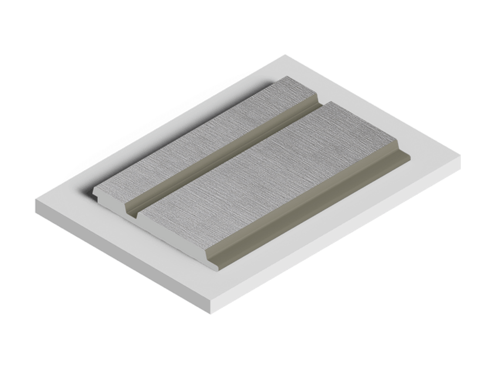 Стеновая панель HiWood декорированная, 270x12 см