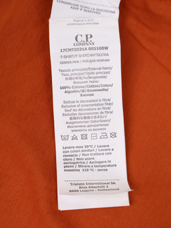 Футболка C.P. Company Logo Patch Orange