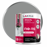 ЛАКРА  Эмаль ПФ-115 Серая 2,8кг (LAKRA)