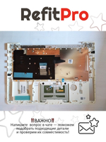 Верхняя панель с клавиатурой (топкейс) для ноутбука Lenovo 510s-13IKB белая, расскладка - русская+украинская (5CB0M54957)