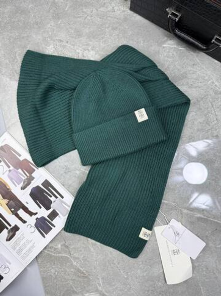 Комплект шапка и шарф Brunello Cucinelli